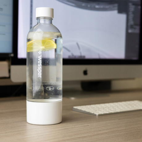 Butelka na wodę do saturatora Wessper Sodamaker S1 800 ml - BPA FREE Biała