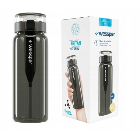 Bidon butelka filtrująca wodę  Wessper ActiveMax Clarti 0,68l