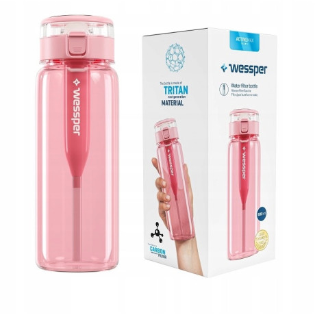 Bidon butelka filtrująca wodę  Wessper ActiveMax Clarti 0,68l