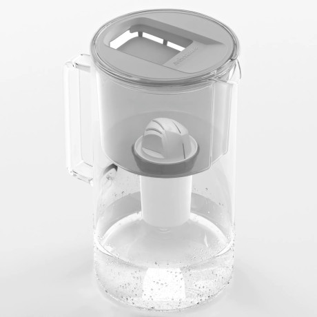Dzbanek szklany WESSPER D2 BOROSILICATE - SZARY