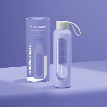 Szklana butelka na wodę...