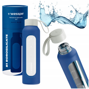 Szklana butelka na wodę...