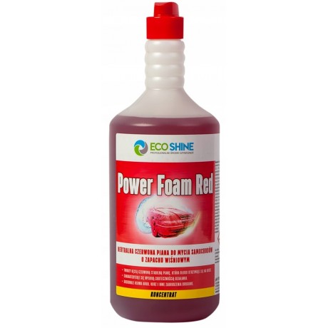ECO SHINE CAR POWER FOAM RED 1L aktywna piana