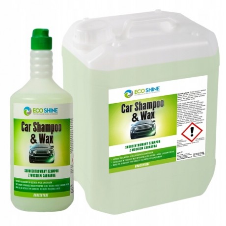 ECO SHINE CAR SHAMPOO & WAX szampon konc. 1L